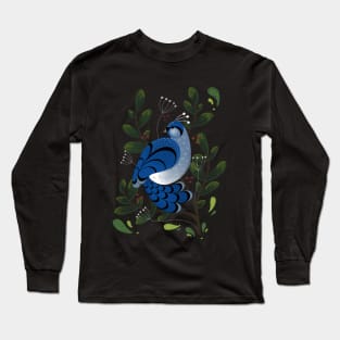 Maine Bluejay Long Sleeve T-Shirt